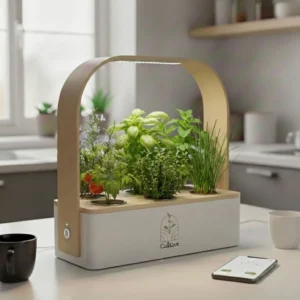 Potager connecté Cultive blanc pour culture en intérieur
